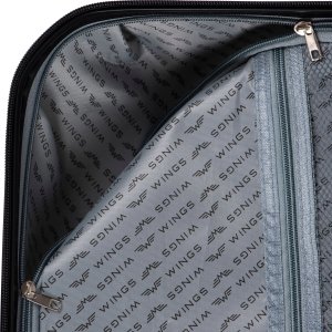 Wings Wings zestaw 4 walizek podróżnych serii GAN01 L,M,S,XS jasnozielony 5