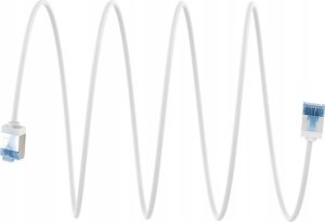 Goobay Ultra-elastyczny CAT 6A kabel krosowy, slim, U/FTP, biały - Długość kabla 0.15 m 2