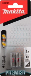 Makita MAKITA KOŃCÓWKA WKRĘTAKOWA PH1-25mm /2szt. IMPACT PREMIER 3