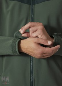 Kurtka męska Helly Hansen Jacket HELLY HANSEN Oxford Softshell, green 3XL 3