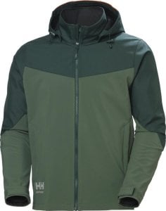 Kurtka męska Helly Hansen Jacket HELLY HANSEN Oxford Softshell, green 2XL 1