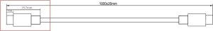 Kabel USB MicroConnect USB-C - USB-C 1 m Czarny (DOCKUSB3.2CC1) 2