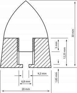 DYNAVOX Kolumnowe kolce 4 szt. 5