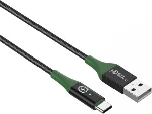 Kabel USB MicroConnect USB-A - USB-C 1 m Czarny (MC-SMART USB-A-C-01) 3