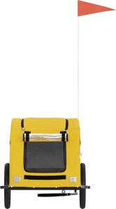 vidaXL vidaXL Przyczepka rowerowa dla zwierząt, tkanina Oxford i żelazo 4