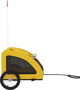 vidaXL vidaXL Przyczepka rowerowa dla zwierząt, tkanina Oxford i żelazo 6