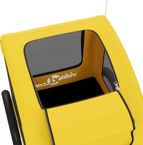 vidaXL vidaXL Przyczepka rowerowa dla zwierząt, tkanina Oxford i żelazo 10