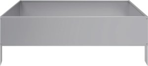 vidaXL vidaXL Podwyższona donica, 100x100x33,5 cm, stal galwanizowana 4