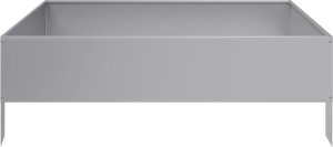 vidaXL vidaXL Podwyższona donica, 100x100x33,5 cm, stal galwanizowana 5