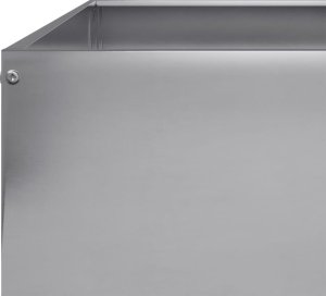 vidaXL Podwyższona donica 100x100x26 cm galwanizowana stal 7