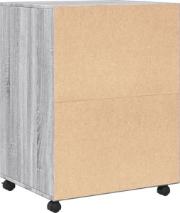vidaXL vidaXL Szafka na kółkach, szary dąb sonoma, 60x48x81 cm 6