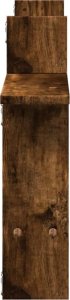 vidaXL vidaXL Półki ścienne, 2 szt., przydymiony dąb, 50x12x50 cm 5