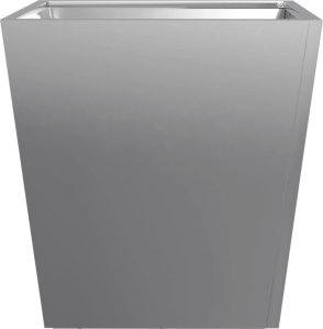 vidaXL Donica ogrodowa, 40x40x40 cm, galwanizowana stal 4