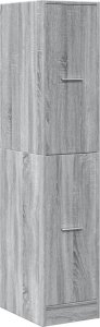 vidaXL vidaXL Szafka apteczna, szary dąb sonoma, 30x41x144,5 cm 3