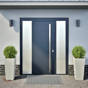 vidaXL vidaXL Donice ogrodowe, 2 szt., białe, 35x35x75 cm, stalowe 3