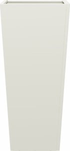 vidaXL vidaXL Donice ogrodowe, 2 szt., białe, 35x35x75 cm, stalowe 7