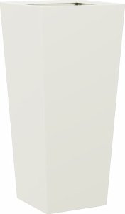 vidaXL vidaXL Donice ogrodowe, 2 szt., białe, 35x35x75 cm, stalowe 8