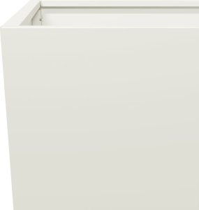 vidaXL vidaXL Donice ogrodowe, 2 szt., białe, 35x35x75 cm, stalowe 9