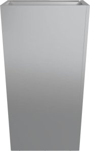 vidaXL vidaXL Donica ogrodowa, 45x45x75 cm, stal galwanizowana 4