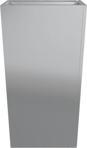 vidaXL vidaXL Donica ogrodowa, 45x45x75 cm, stal galwanizowana 5