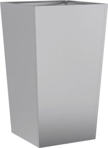 vidaXL vidaXL Donica ogrodowa, 45x45x75 cm, stal galwanizowana 6