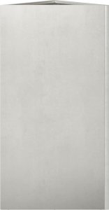 vidaXL vidaXL Donica ogrodowa, trójkątna, 40x34,5x70 cm, stal nierdzewna 5