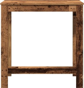 vidaXL Stolik barowy, stare drewno, 102x50x103,5 cm 4