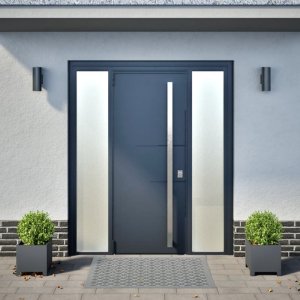 vidaXL vidaXL Donice ogrodowe, 2 szt., antracytowe, 30x30x30 cm, stalowe 3