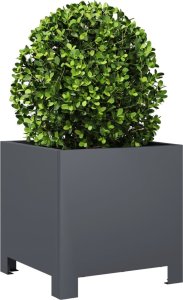 vidaXL vidaXL Donice ogrodowe, 2 szt., antracytowe, 30x30x30 cm, stalowe 4