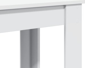 vidaXL vidaXL Stolik barowy, biały, 51x50x103,5 cm, materiał drewnopochodny 7