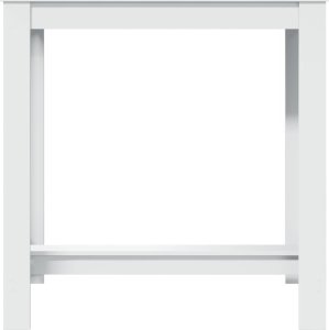 vidaXL vidaXL Stolik barowy, biały, 102x50x103,5 cm, materiał drewnopochodny 4