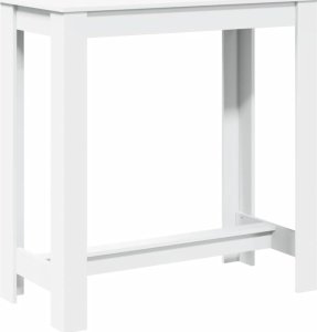 vidaXL vidaXL Stolik barowy, biały, 102x50x103,5 cm, materiał drewnopochodny 6