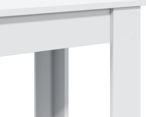 vidaXL vidaXL Stolik barowy, biały, 102x50x103,5 cm, materiał drewnopochodny 7