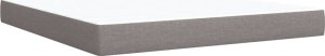 vidaXL vidaXL Łóżko kontynentalne z materacem, taupe, tkanina, 180x200 cm 10