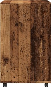 vidaXL vidaXL Szafka na kółkach, stare drewno, 60x48x81 cm 5