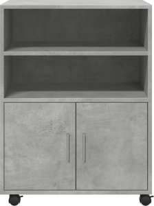 vidaXL vidaXL Szafka na kółkach, szarość betonu, 60x48x81 cm 4