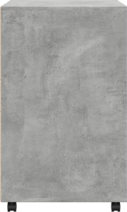 vidaXL vidaXL Szafka na kółkach, szarość betonu, 60x48x81 cm 5