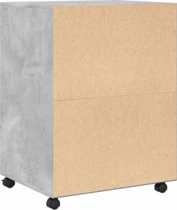vidaXL vidaXL Szafka na kółkach, szarość betonu, 60x48x81 cm 6