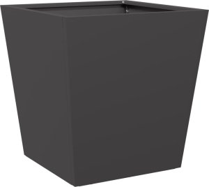 vidaXL vidaXL Donica ogrodowa, czarna, 40x40x40 cm, stalowa 2