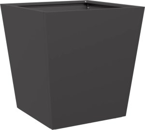 vidaXL vidaXL Donica ogrodowa, czarna, 40x40x40 cm, stalowa 6