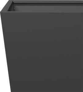 vidaXL vidaXL Donica ogrodowa, czarna, 40x40x40 cm, stalowa 7