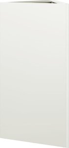 vidaXL vidaXL Donice ogrodowe, 2 szt., białe, trójkątne, 40x34,5x70 cm, stal 8