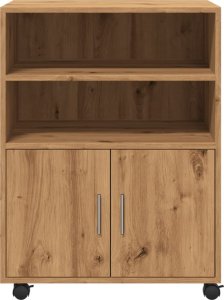 vidaXL vidaXL Szafka na kółkach, dąb artisian, 60x48x81 cm 4