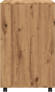 vidaXL vidaXL Szafka na kółkach, dąb artisian, 60x48x81 cm 5