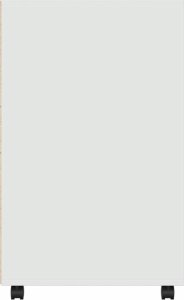 vidaXL Szafka na kółkach, biała, 60x48x81 cm 5