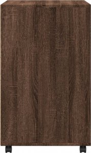 vidaXL vidaXL Szafka na kółkach, brązowy dąb, 60x48x81 cm 5
