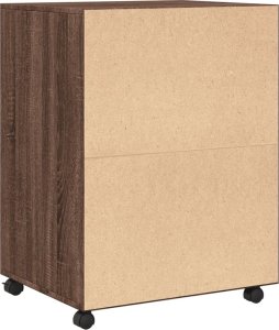vidaXL vidaXL Szafka na kółkach, brązowy dąb, 60x48x81 cm 6