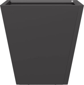 vidaXL vidaXL Donice ogrodowe, 2 szt., czarne, 30x30x30 cm, stalowe 6