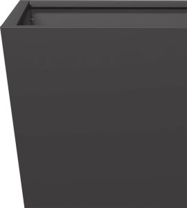 vidaXL vidaXL Donice ogrodowe, 2 szt., czarne, 30x30x30 cm, stalowe 9