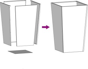 vidaXL vidaXL Donica ogrodowa, 45x45x75 cm, stal nierdzewna 8